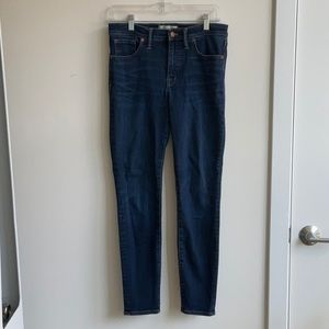 Madewell 9in high rise skinny jeans